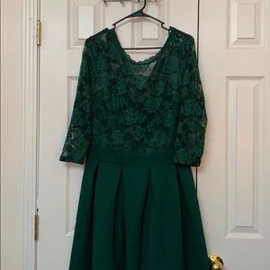 Beautiful lace-top swing dress
